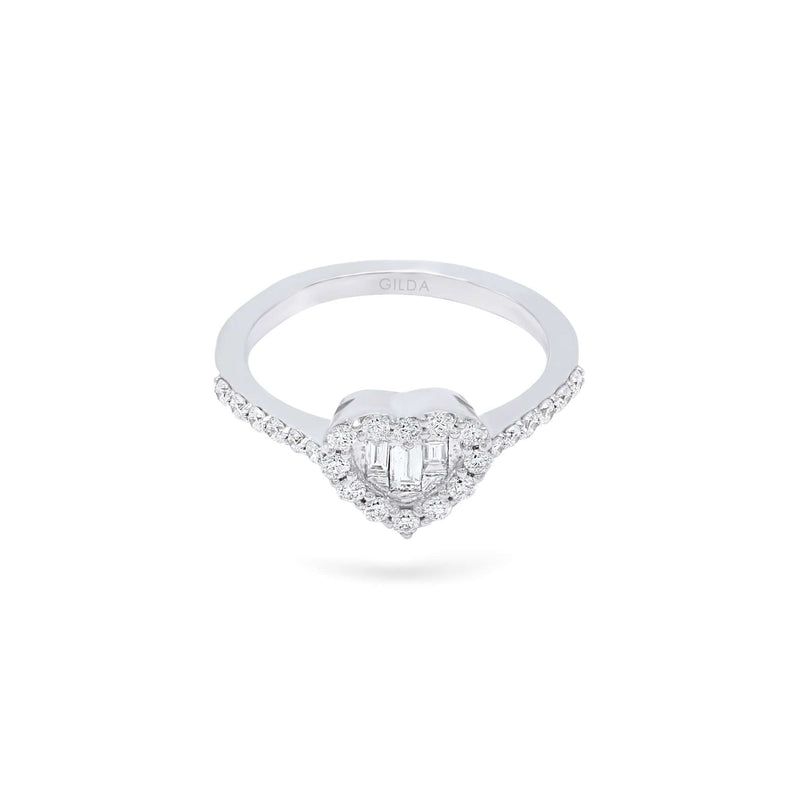 Gilda Hearts | Diamond Ring | 0.56 Cts. | 14K Gold