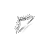 Wishbone | Diamond Ring | 0.38 Cts. | 14K Gold Gilda by Gradiva Inc.